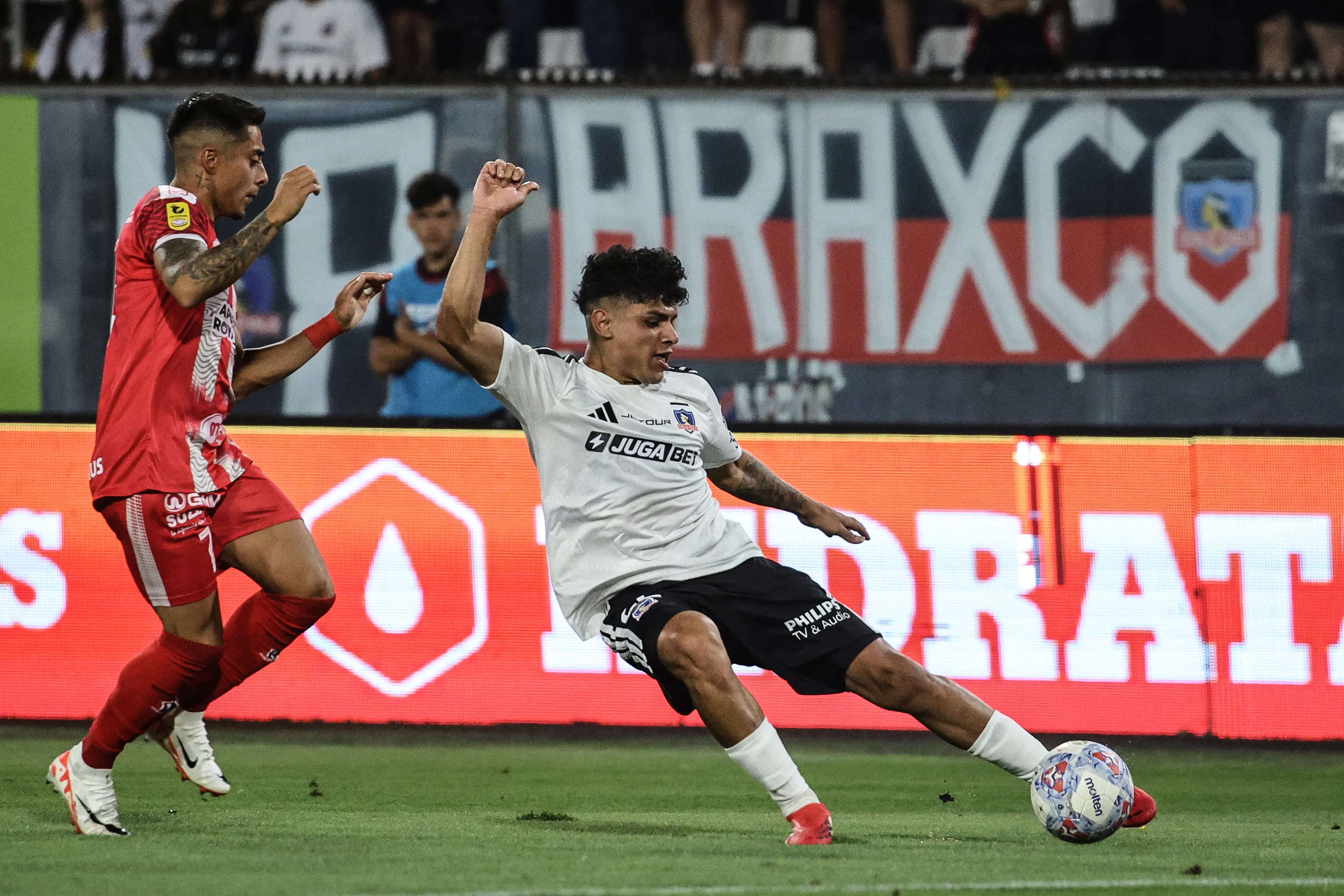 Claudio Aquino suma 44 partidos en Colo Colo: registra seis goles y seis asistencias. (Diego Martin/Photosport).