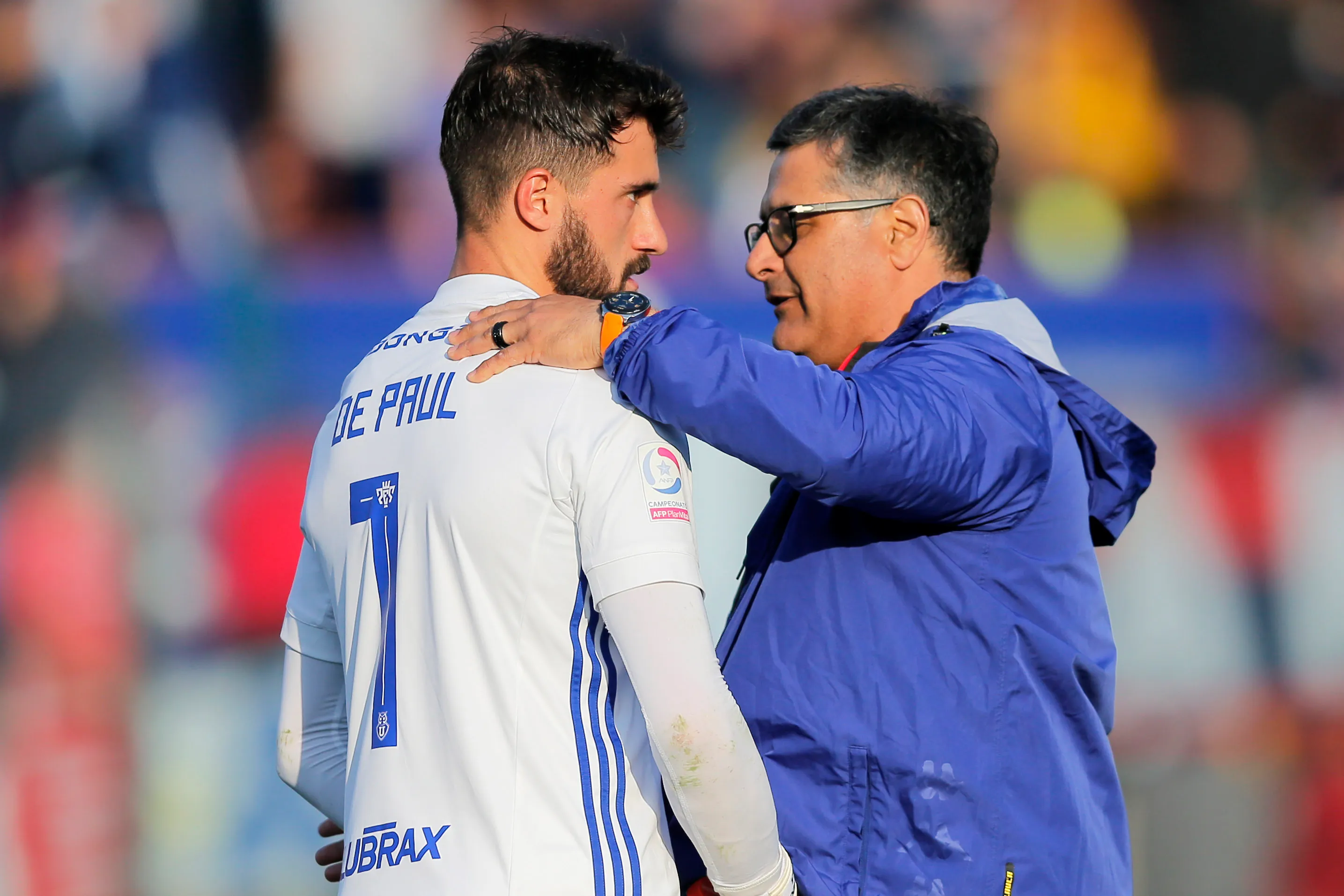 Ronald Fuentes y el Tuto de Paul coincidieron en Universidad de Chile. (Javier Torres/Photosport).