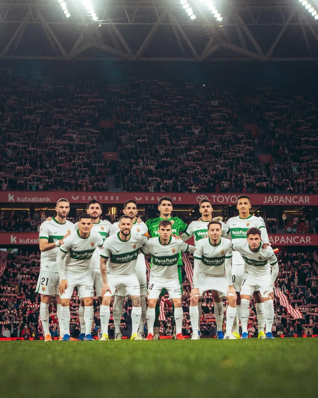 Lucas Cepeda fue titular en la caída del Elche por 2-1 ante Athletic Bilbao