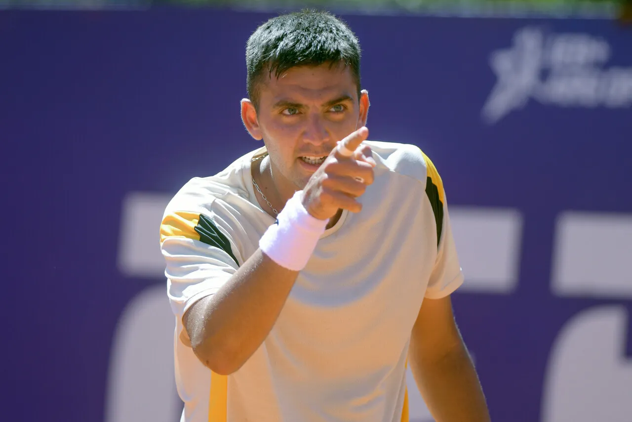Tomás Barrios se medirá con Alejandro Tabilo en el Chile Open. Foto: Photosport