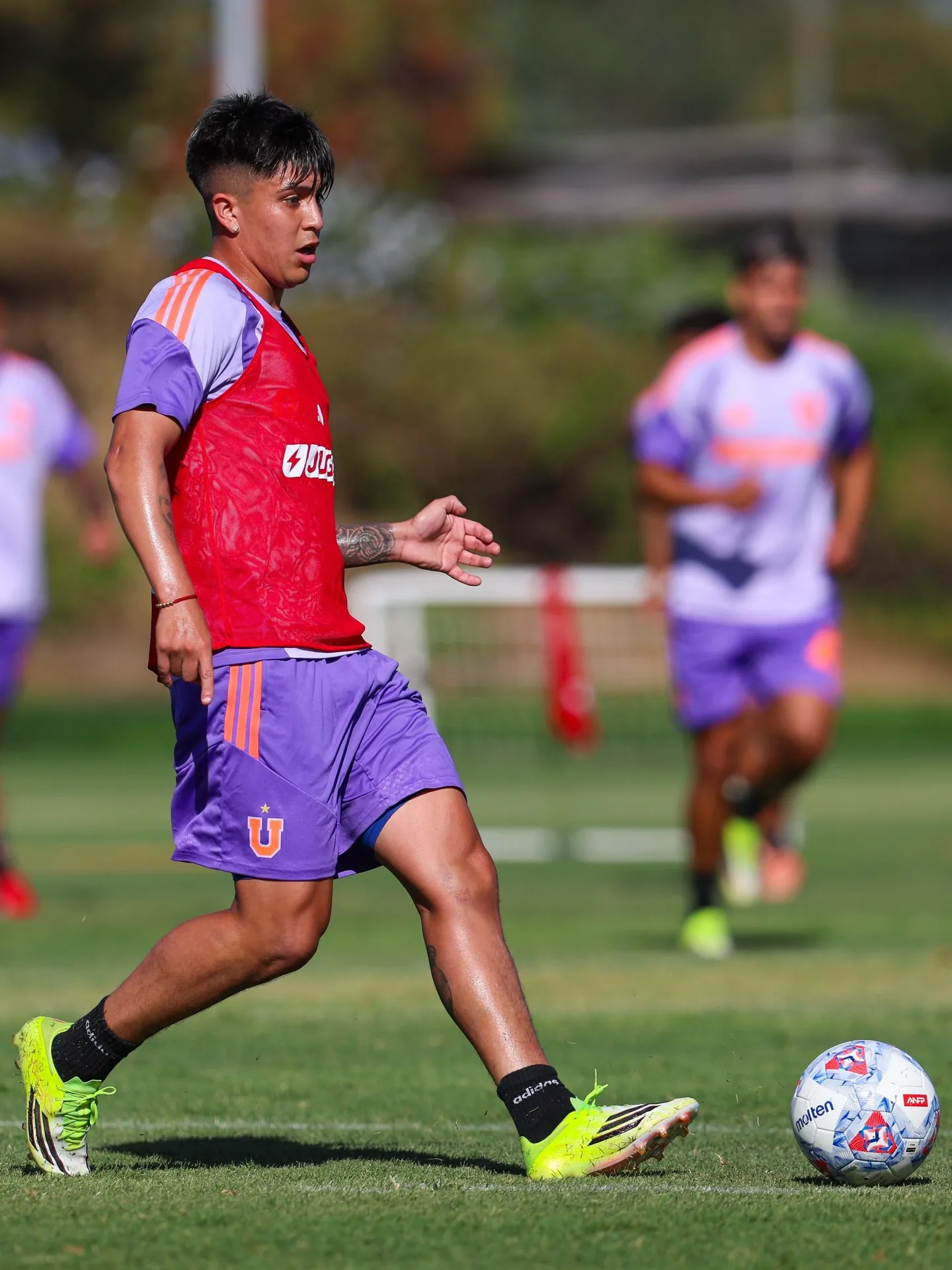 Marcelo Morales no fue citado en la U contra Limache. Foto: U de Chile