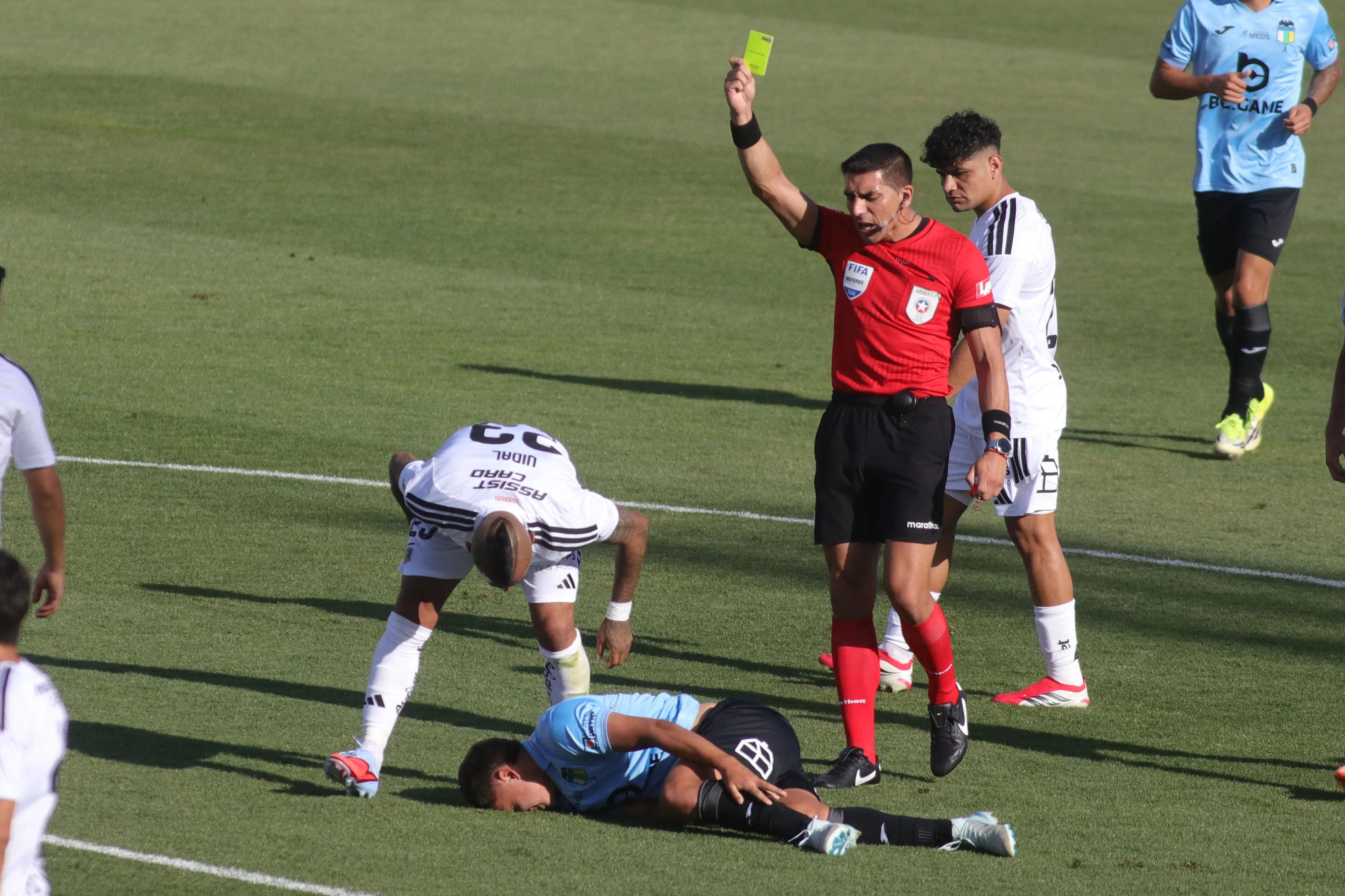 Colo Colo derrotó a O’Higgins por la cuenta mínima, pero pudo ser más si es que el VAR actuaba. Foto: Photosport.