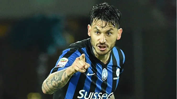 Pinilla se ganó el cariño de los hinchas de Atalanta.