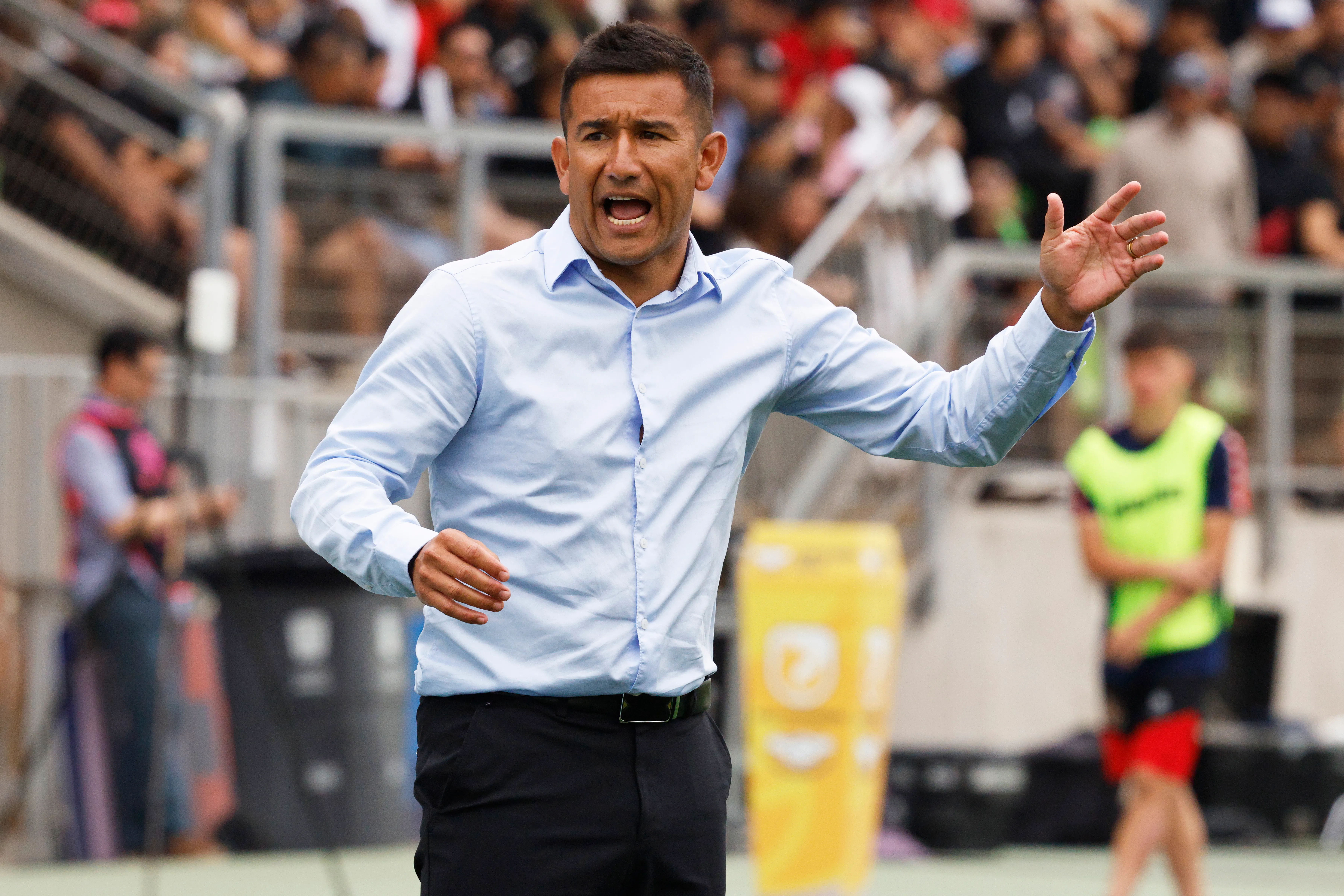 Víctor Rivero sacó cuentas alegres en el Nacional. (Martin Thomas/Photosport).