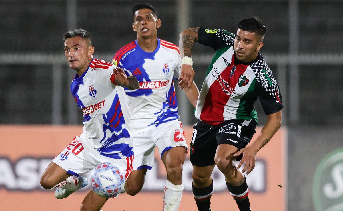 U. de Chile vs. Palestino: Cuándo juegan, a qué hora y dónde ver la Copa Sudamericana 2026