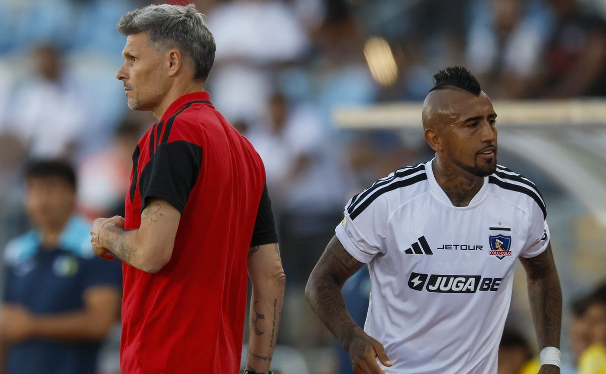 Vidal explica cómo mejoró su relación con Ortiz en Colo Colo: “Hablamos cara a cara”