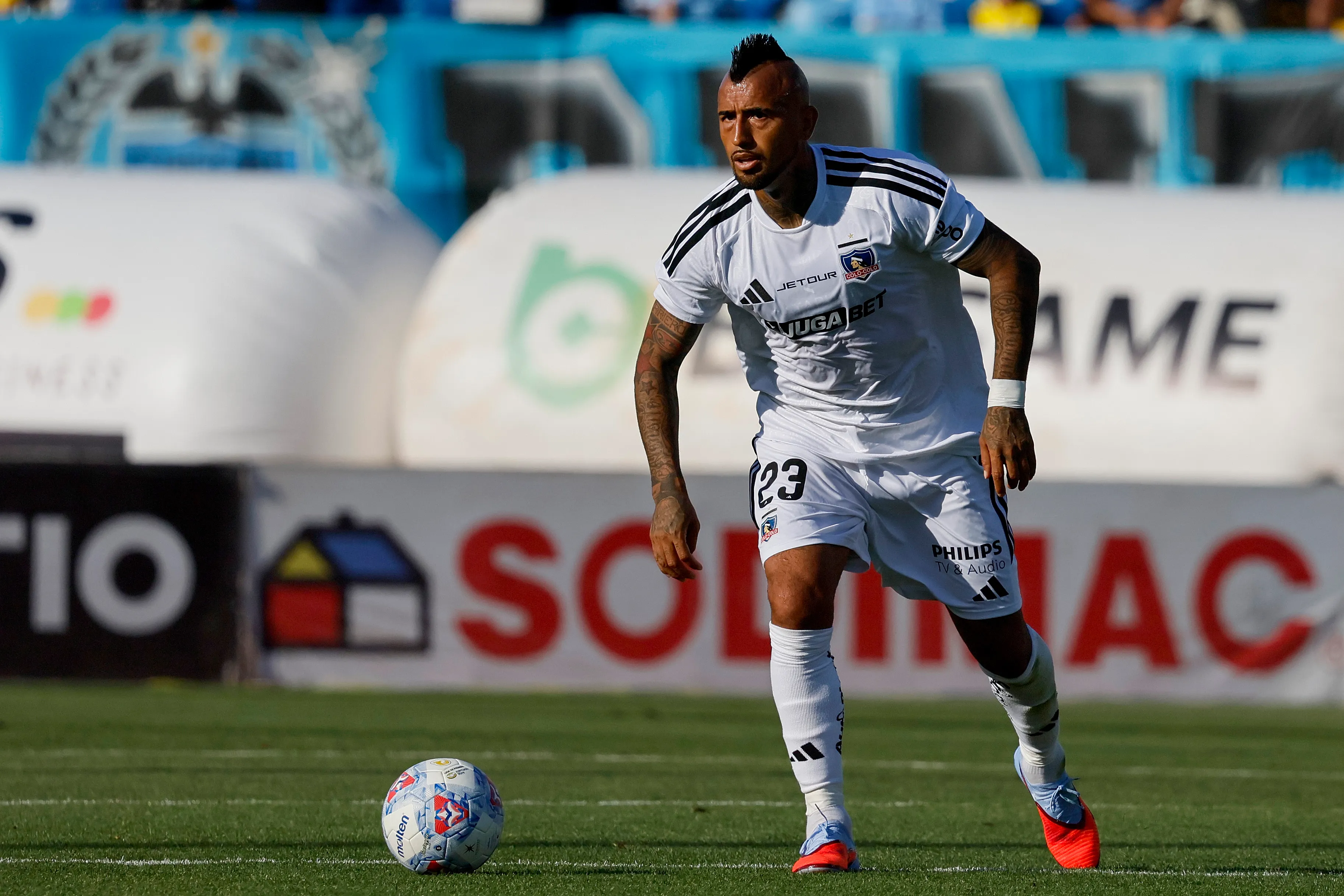 Arturo Vidal hizo un buen partido en Rancagua. Foto: Andres Pina/Photosport