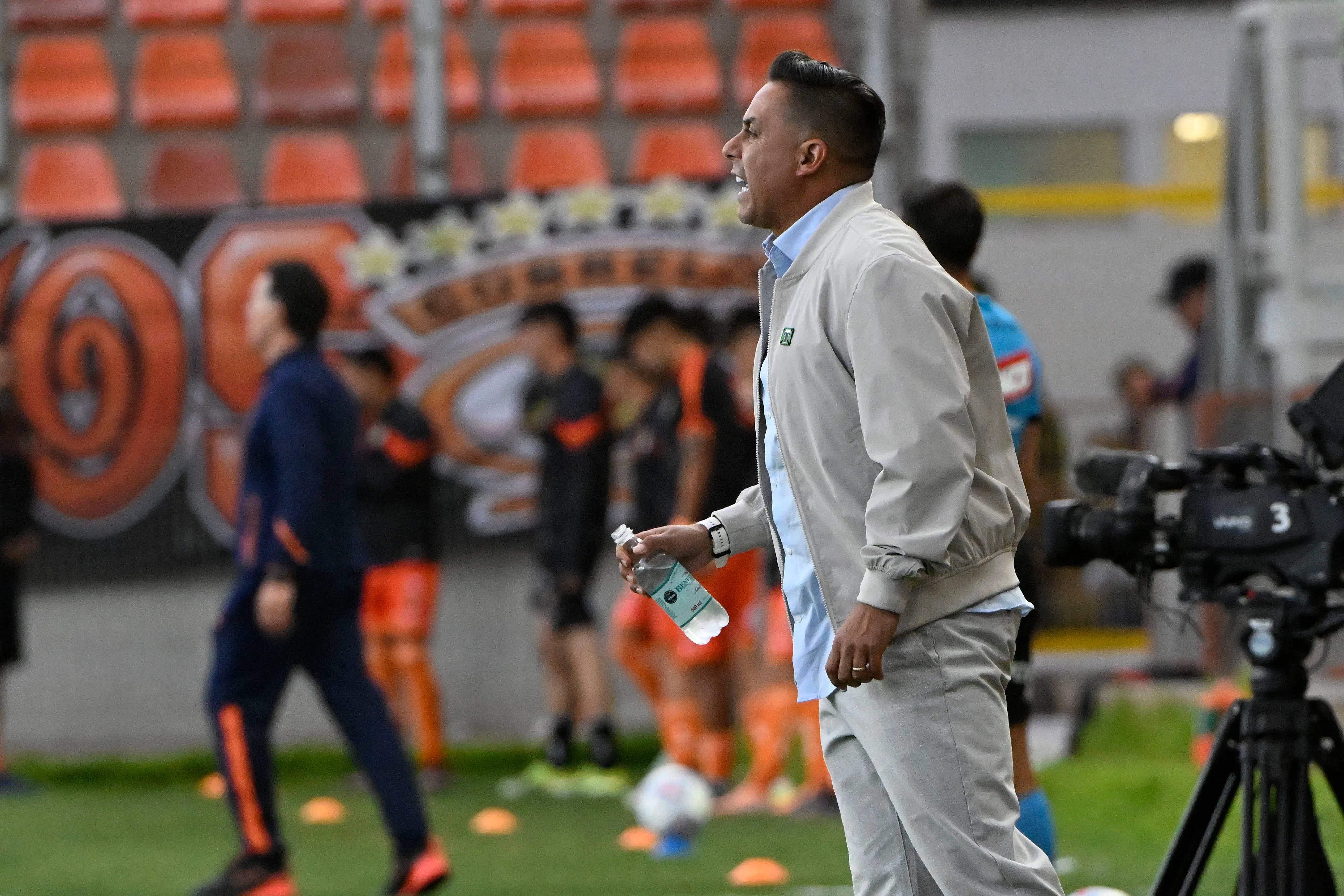 Sanhueza en el duelo ante Cobreloa /Photosport