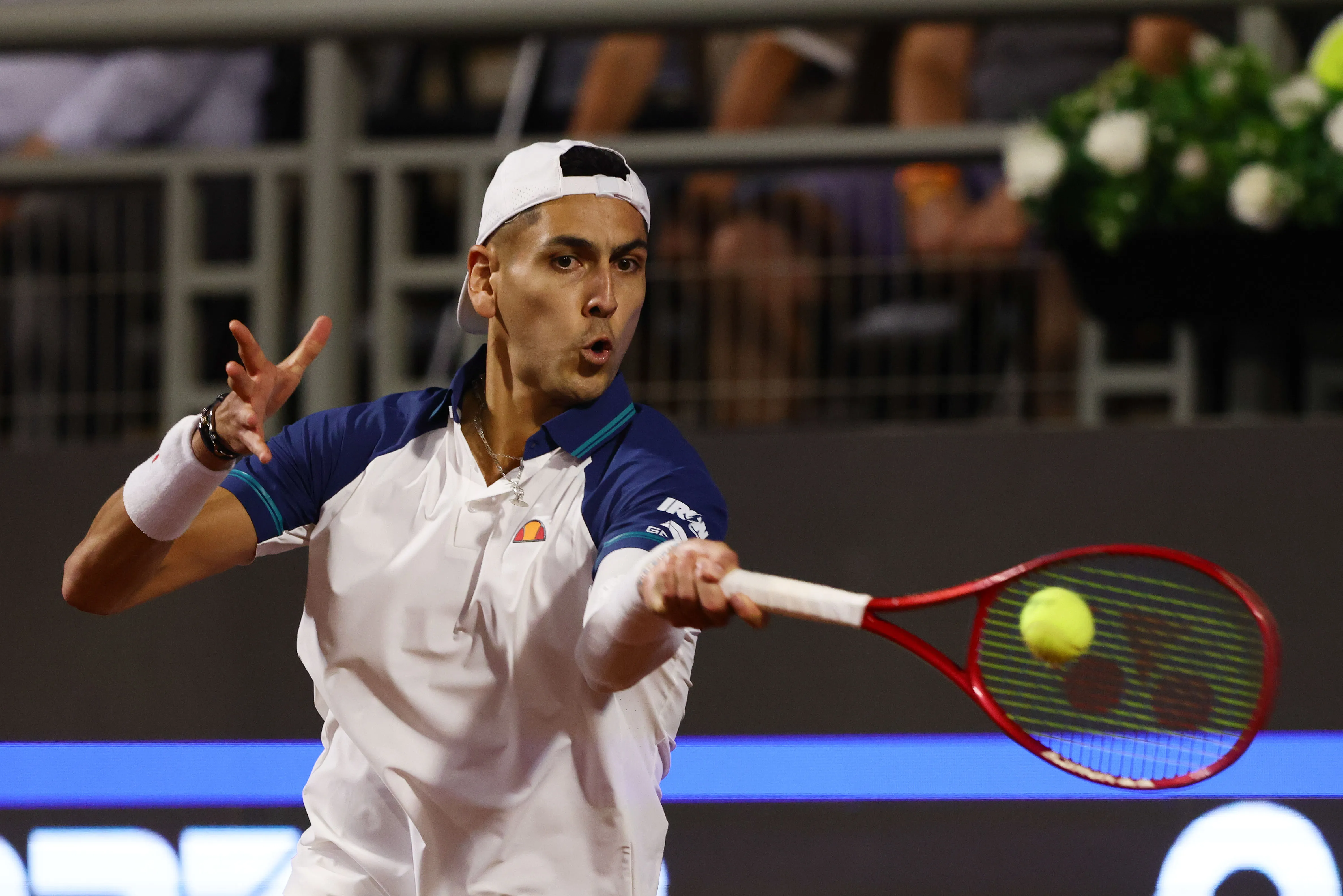 Alejandro Tabilo mostró un gran nivel ante Tomás Barrios. Foto: Felipe Zanca/Photosport