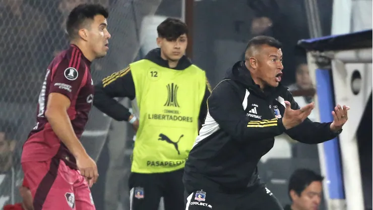 Jorge Almirón enfrentó a River Plate con Colo Colo en la Copa Libertadores.