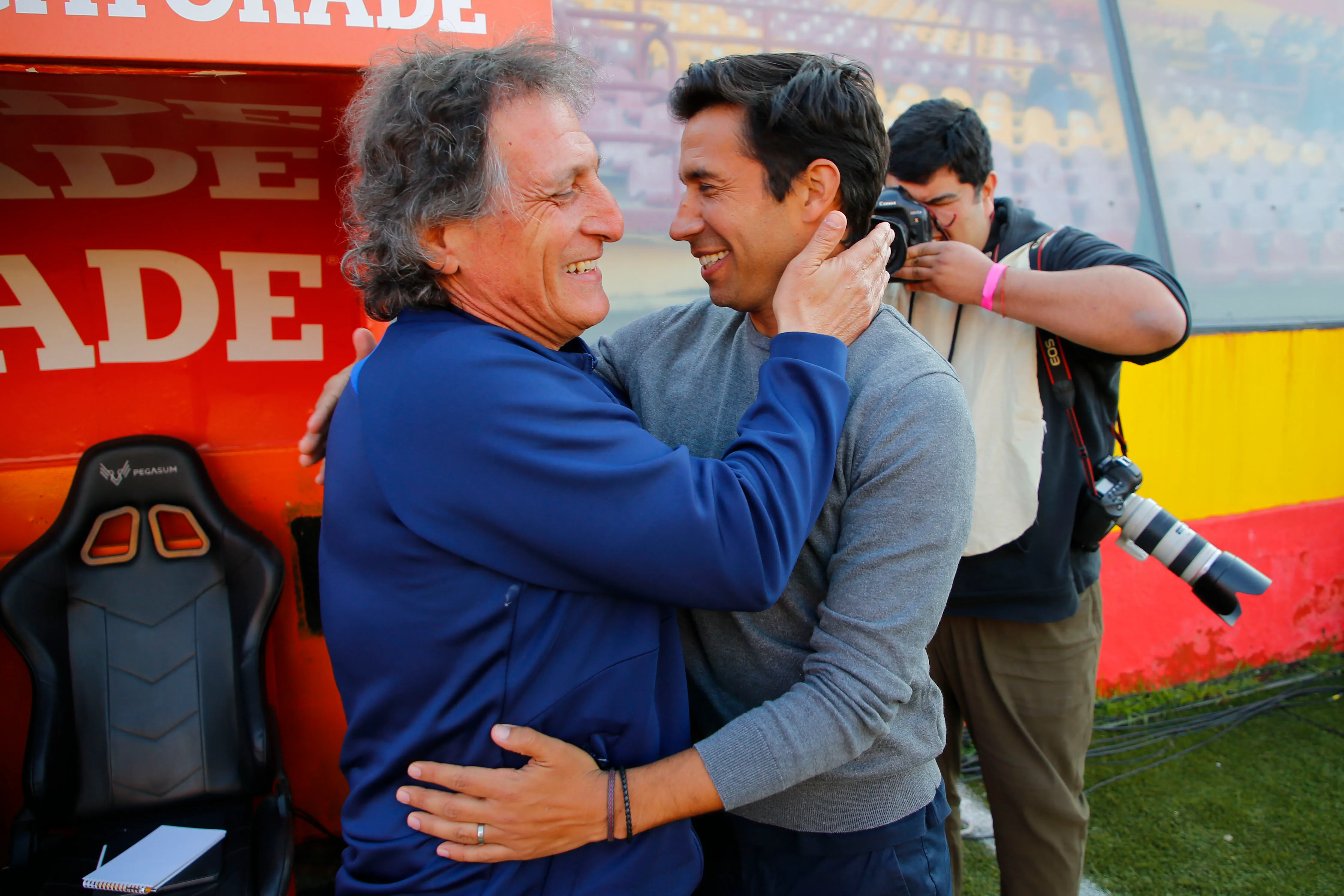 Mario Salas y Nicolás Núñez son candidatos para asumir en Everton tras el adiós de Torrente. | Foto: Photosport.