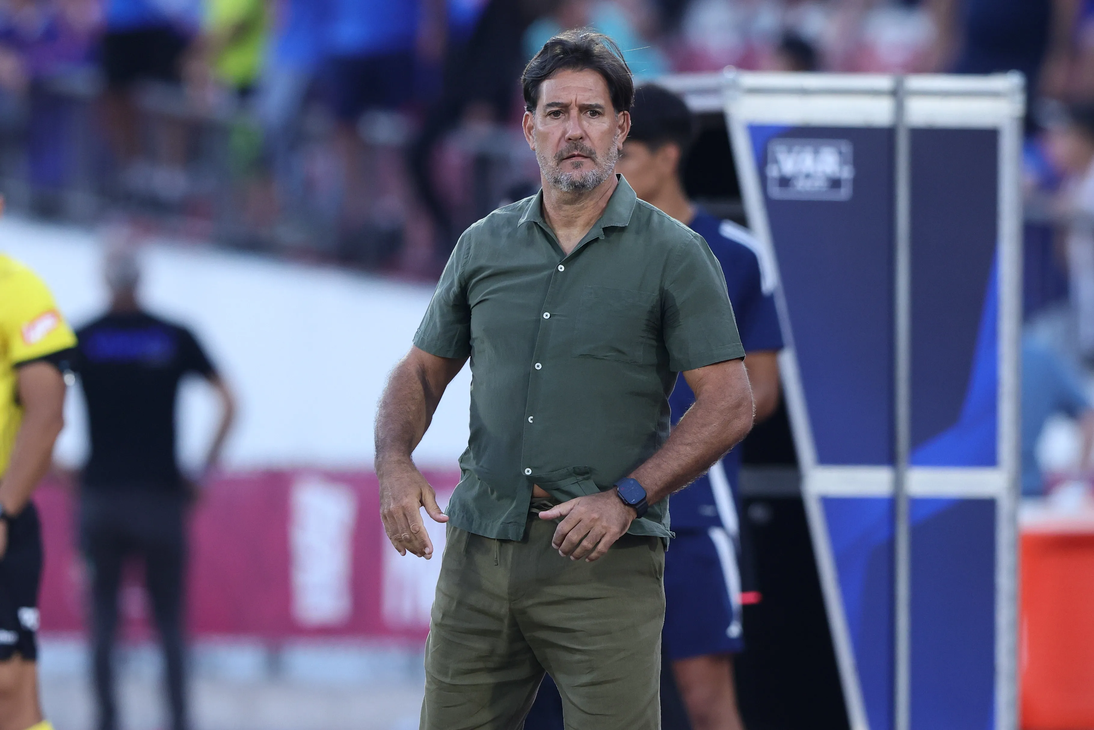 Gustavo Lema está satisfecho con varios aspectos del Audax Italiano. (Felipe Zanca/Photosport).