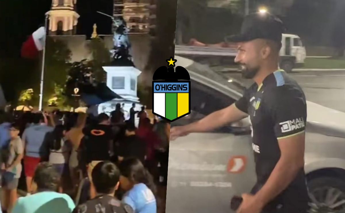 Fiesta en plaza de Rancagua y Rabello yéndose en taxi: los festejos de O’Higgins en Copa Libertadores