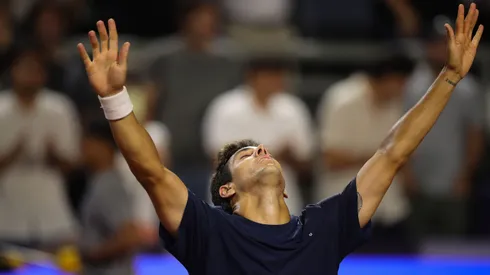 Cristian Garin busca clasificar a cuartos en el Chile Open.