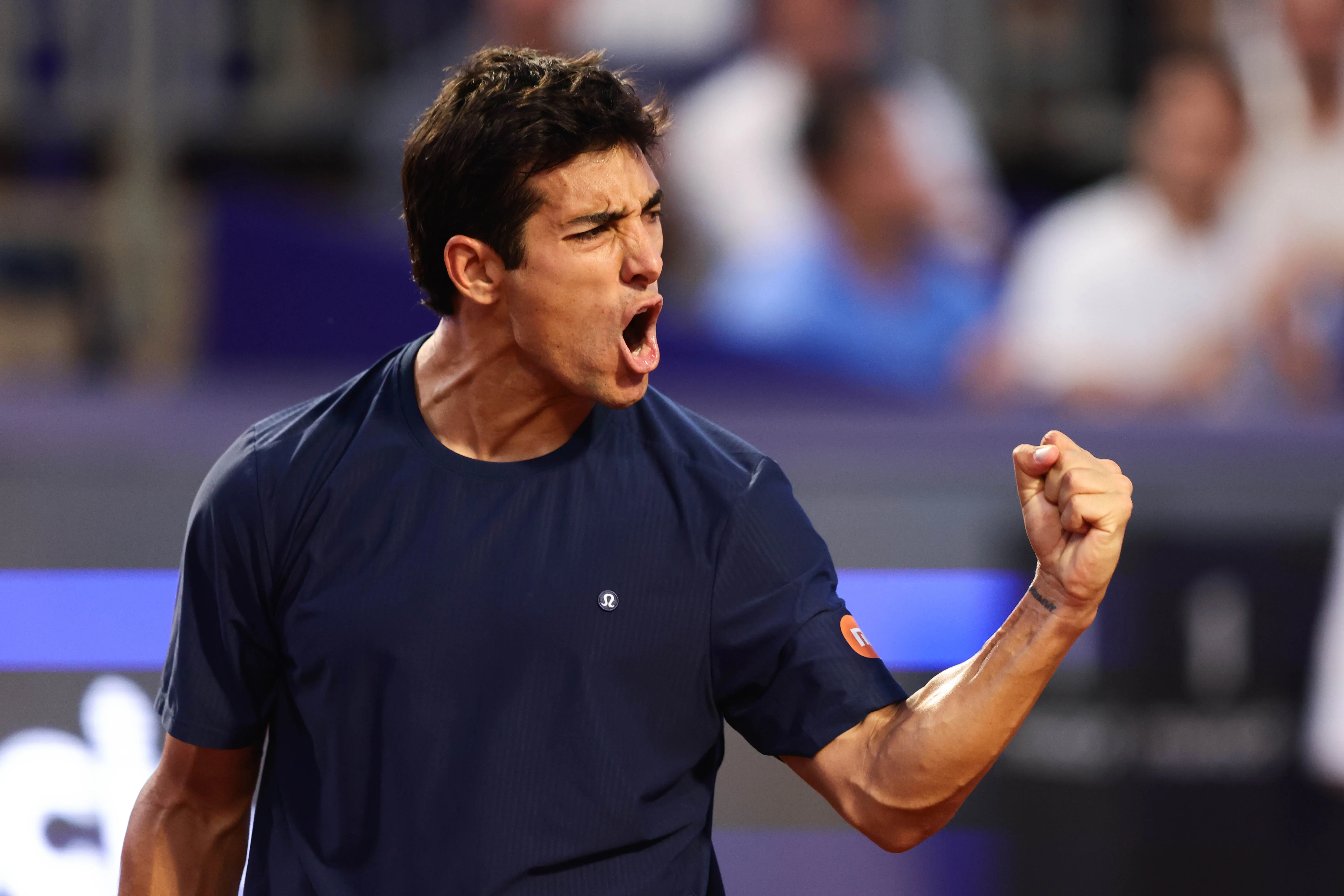 Cristian Garin quiere seguir ganando en el Chile Open. Foto: Felipe Zanca/Photosport