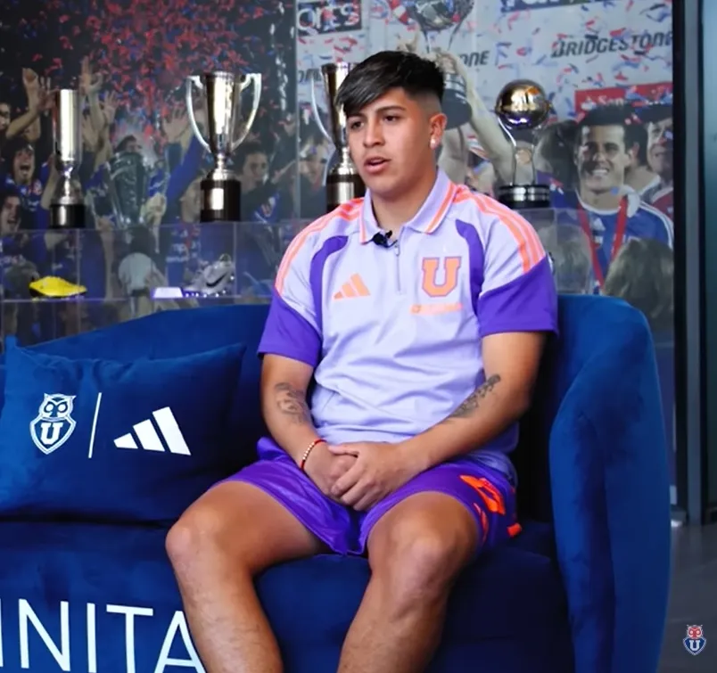 Marcelo Morales el 3 de febrero en su presentación. Imagen: U. de Chile