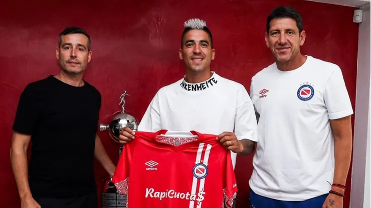 Leandro Fernández llegó a Argentinos Juniors desde U. de Chile.