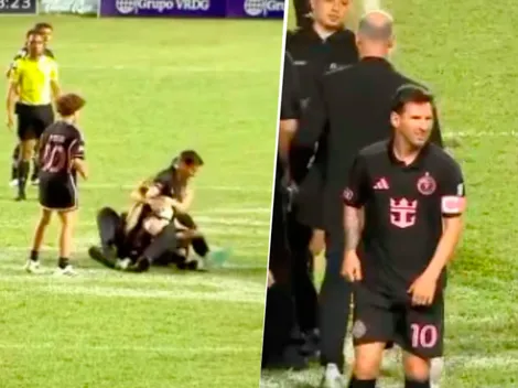 Terminó en el suelo: El bochorno que protagonizó Messi en visita a Puerto Rico