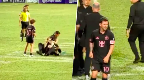 Messi sufrió con el operativo de seguridad