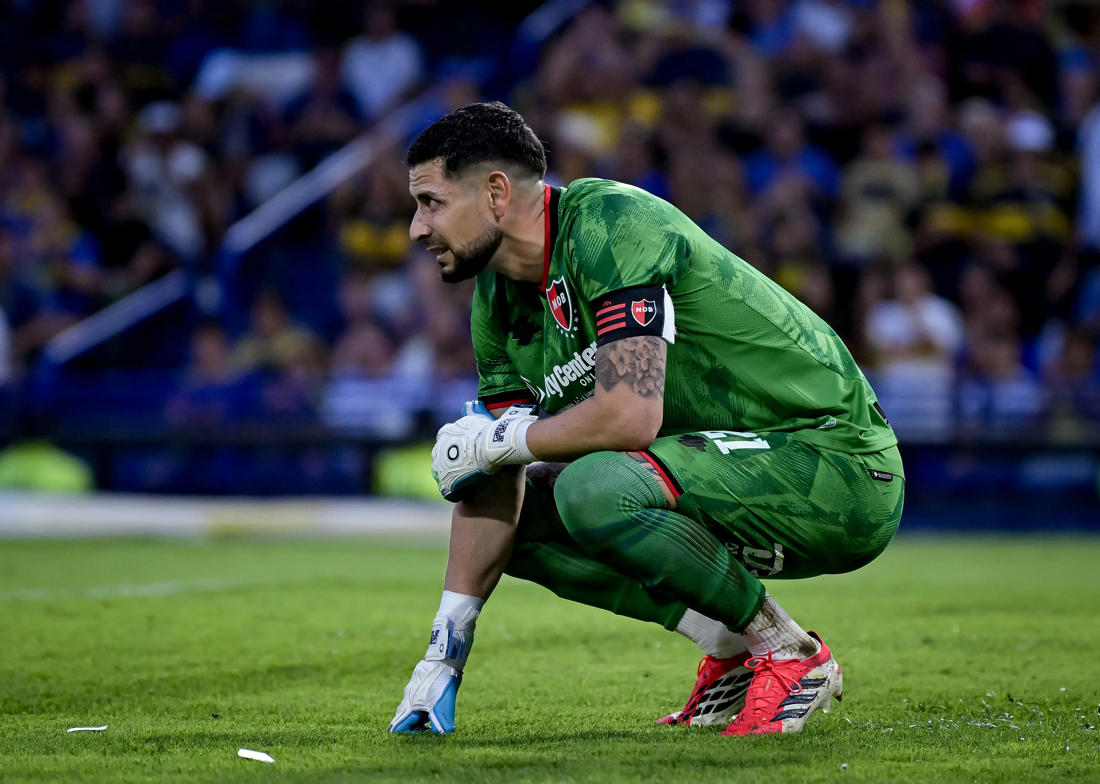 Gabriel Arias estará de baja en Newell’s. (Marcelo Endelli/Getty Images).