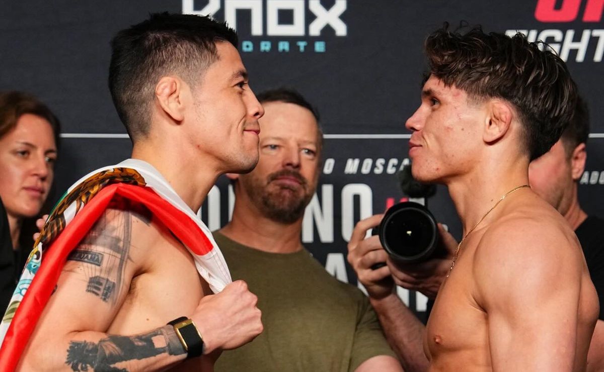 Todo listo en UFC México: Moreno y Kavanagh superaron el pesaje sin sobresaltos