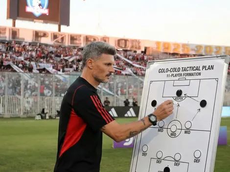 El "Tano" adelanta la táctica de Colo Colo para el Superclásico 199