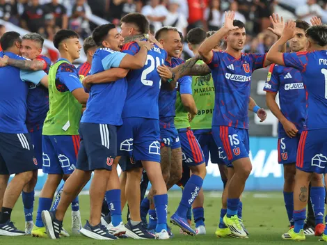 El alocado festejo de U. de Chile ante Colo Colo en el Monumental