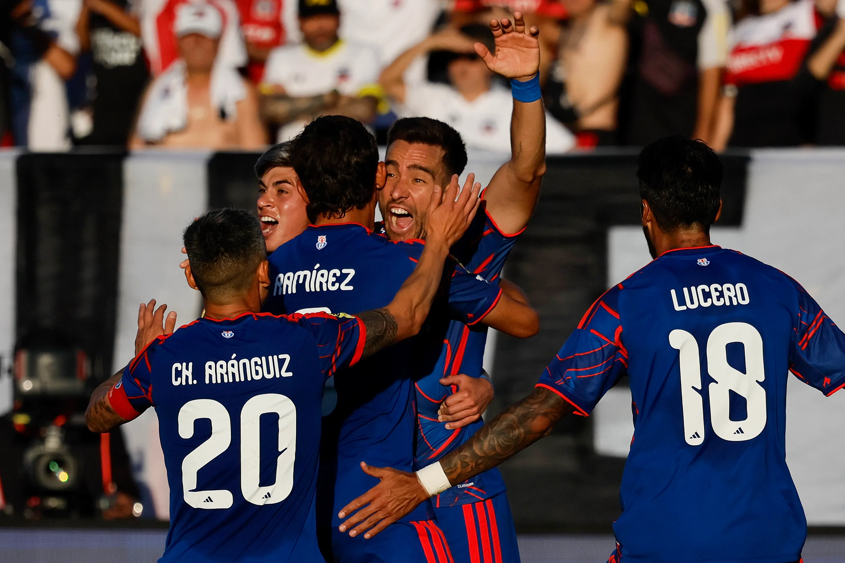 Zaldivia anotó el único tanto del partido