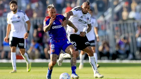 Eduardo Vargas festejó el triunfo de la U.