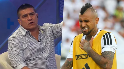 Vidal no tuvo una buena jornada ante U. de Chile.