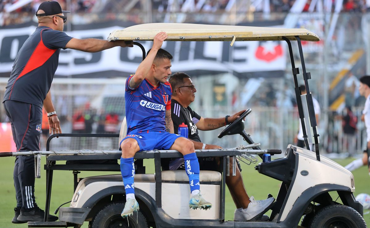 El detalle de los lesionados de U de Chile en la previa de Palestino por la Copa Sudamericana