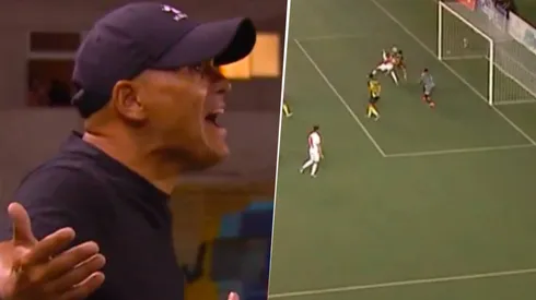 Chupete Suazo reclamó por gol con la mano de Leandro Benegas