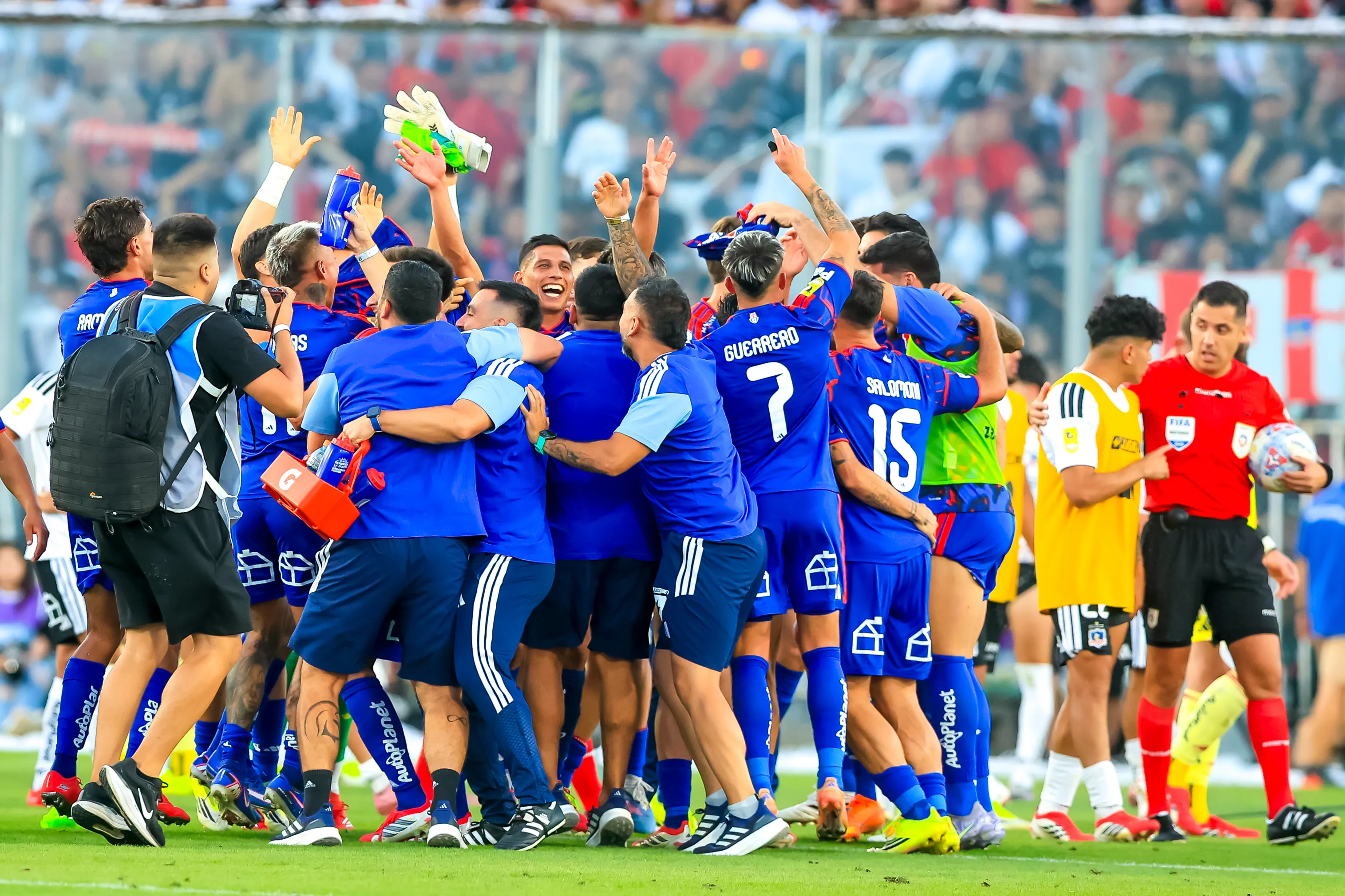 Universidad de Chile mandó en este Superclásico 199 ante Colo Colo. | Foto: Photosport.