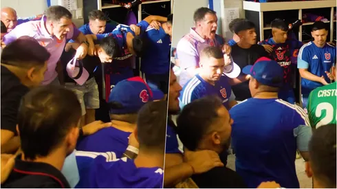 Michael Clark fue uno más en la arenga previa al Superclásico