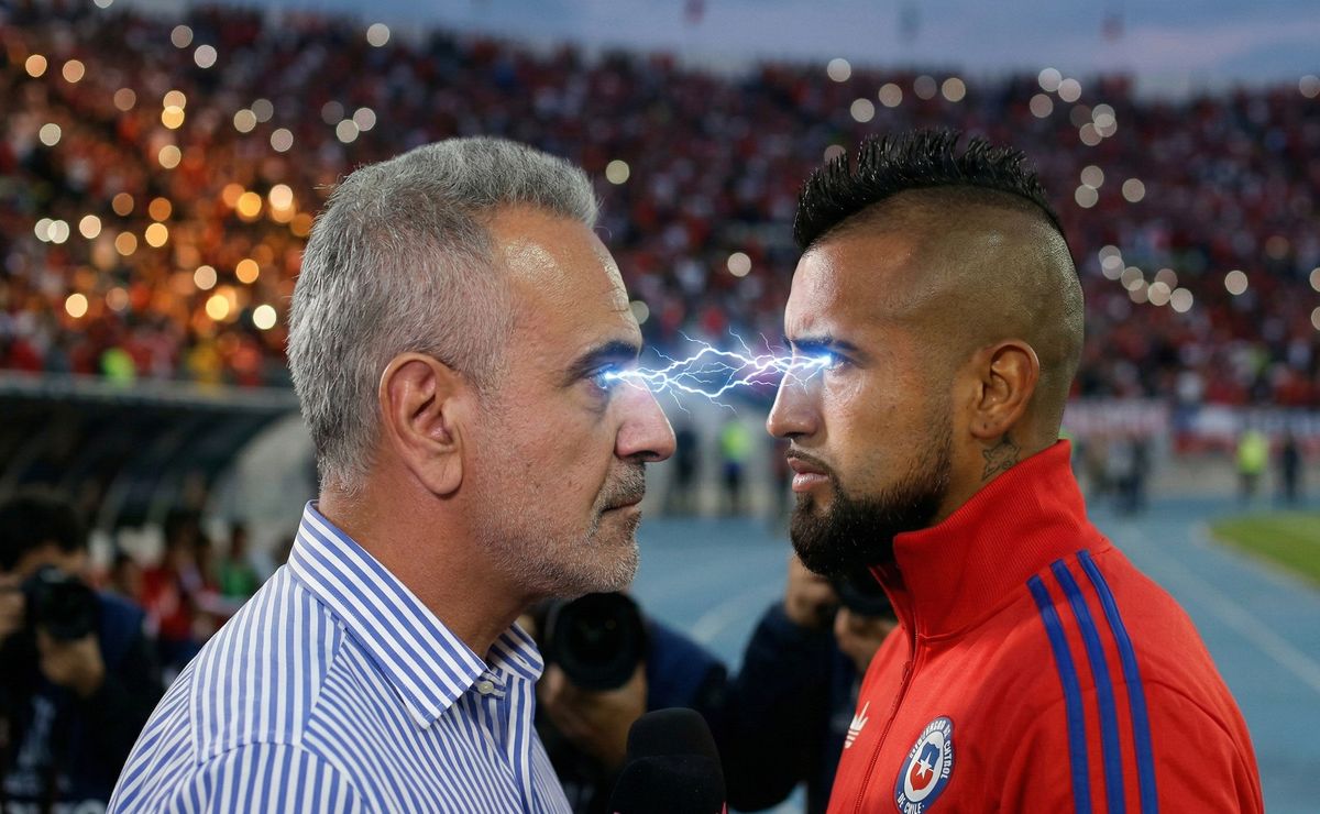 Arturo Vidal hace pebre a Pablo Milad: “Si el de arriba no aguanta la presión, la cosa sale mal”