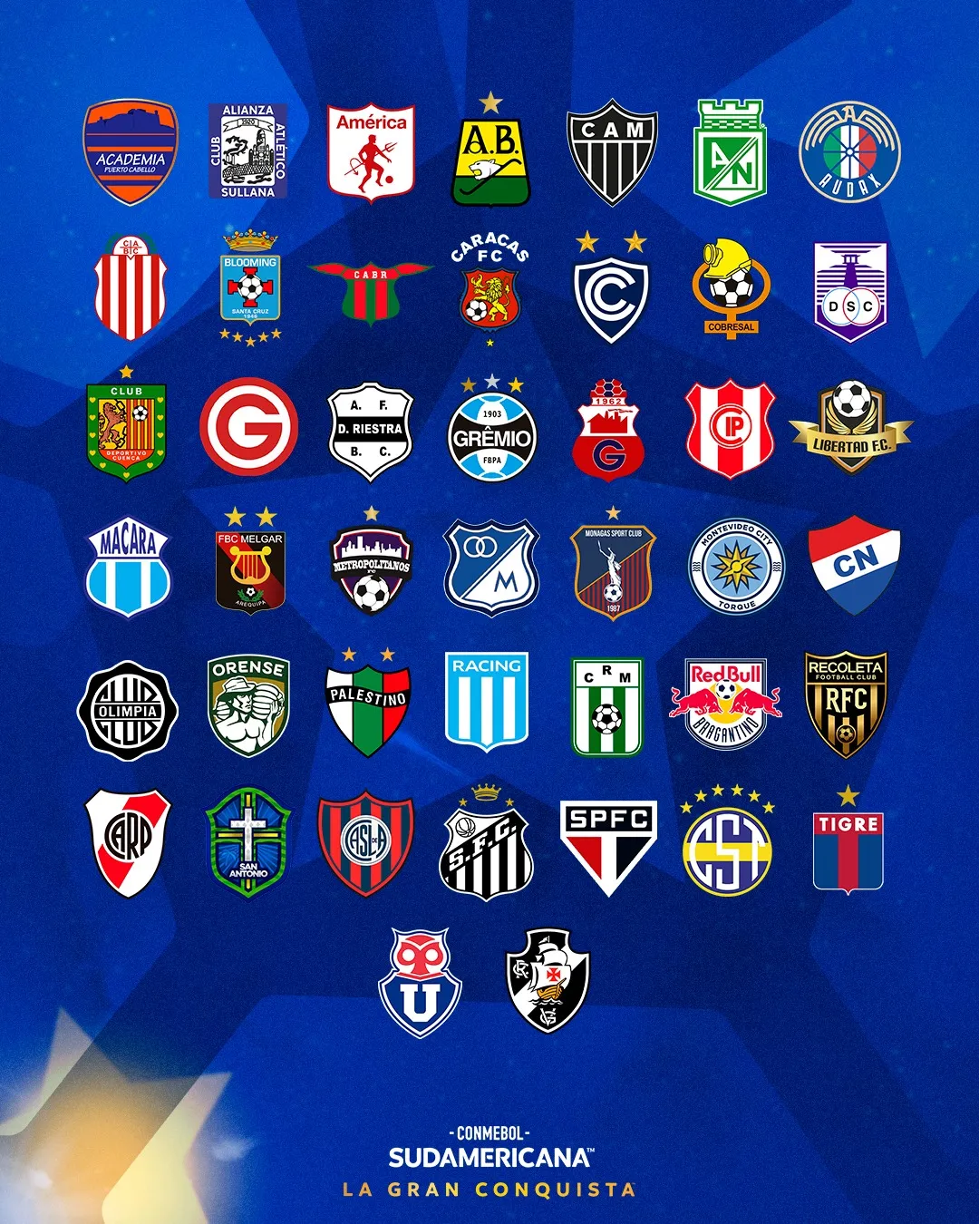 Entre Cobresal/Audax y Palestino/U. de Chile saldrán los dos chilenos que serán parte de la fase de grupos de la Copa Sudamericana.