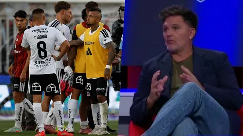 El comentarista deportivo golpeó la mesa.