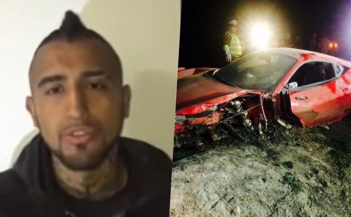 “Nos ayudó a ser campeones”: Arturo Vidal hizo un sorpresivo análisis del choque en su Ferrari