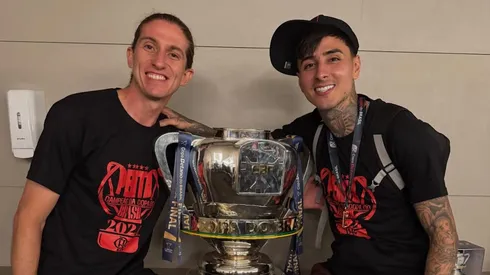 Erick Pulgar despidió a Filipe Luis por redes sociales