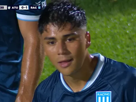 Brillante taco: Damián Pizarro debuta en Racing con asistencia top