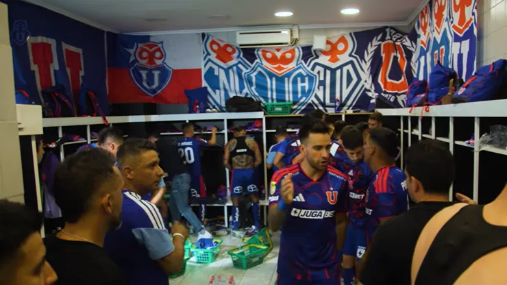 Matías Zaldivia y Charles Aránguiz lideraron las arengas en el Superclásico.
