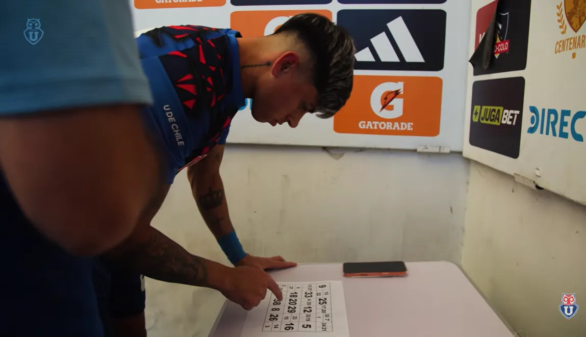 Maximiliano Guerrero activó la concentración en el Superclásico. Foto: U de Chile.