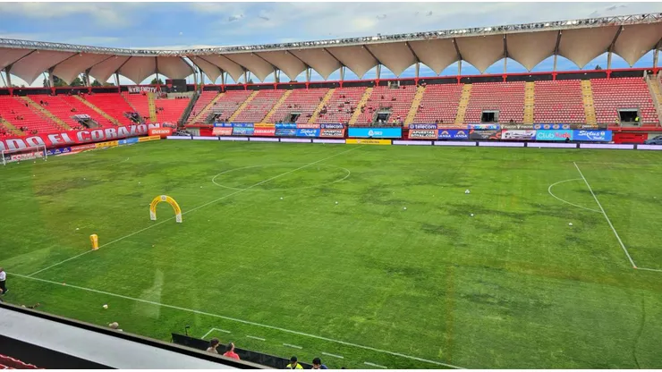 La cancha del Nelson Oyarzún el domingo para recibir a la UC.
