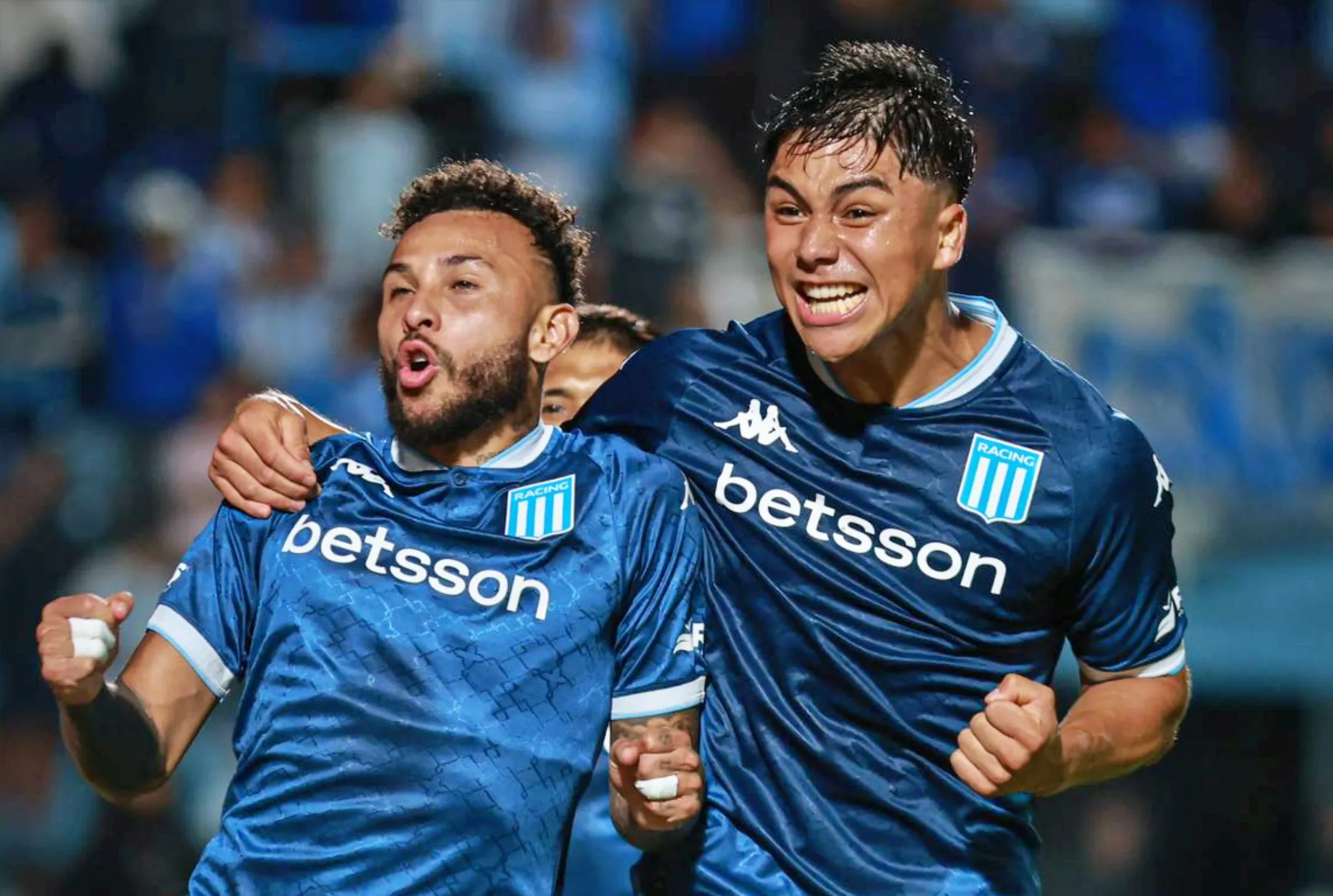 Damián Pizarro se mandó una brillante asistencia en su debut con la Academia. | Foto: Racing.