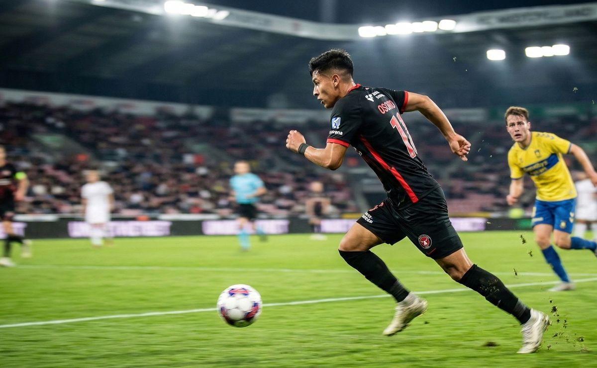 La estadística que posiciona a Darío Osorio como el mejor de Dinamarca