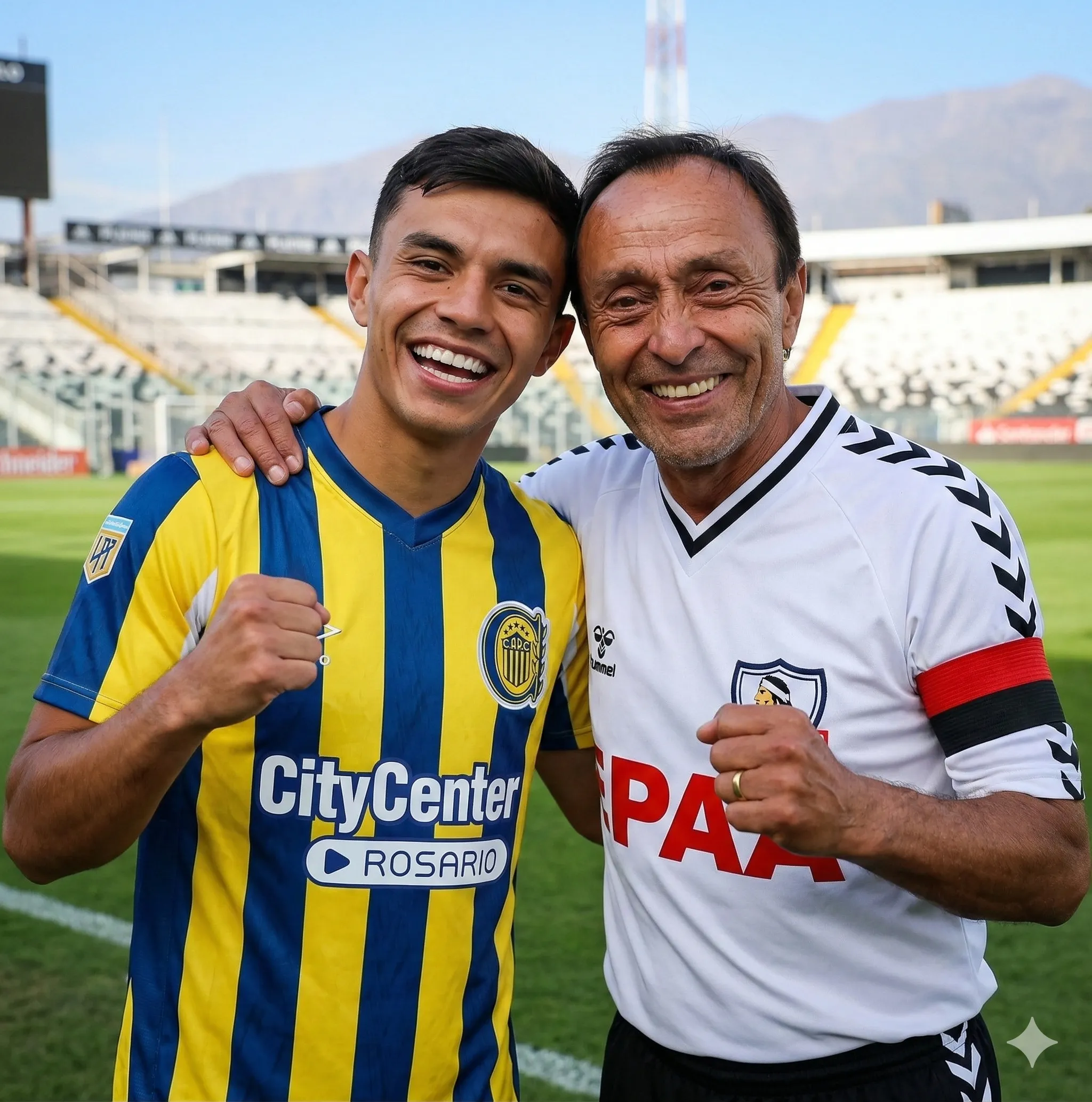 Vicente Pizarro sigue el legado de su padre Jaime Pizarro y ahora se afianza en Rosario Central.