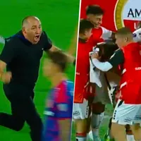 La eufórica celebración de la “Nona” Muñoz tras eliminar a la U