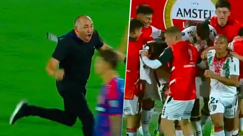 Nona Muñoz celebró con todo la clasificación de Palestino