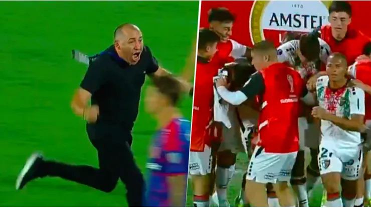 Nona Muñoz celebró con todo la clasificación de Palestino