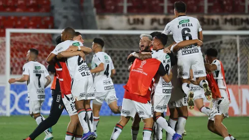 Palestino celebró en el Estadio Nacional en la cara de la U.